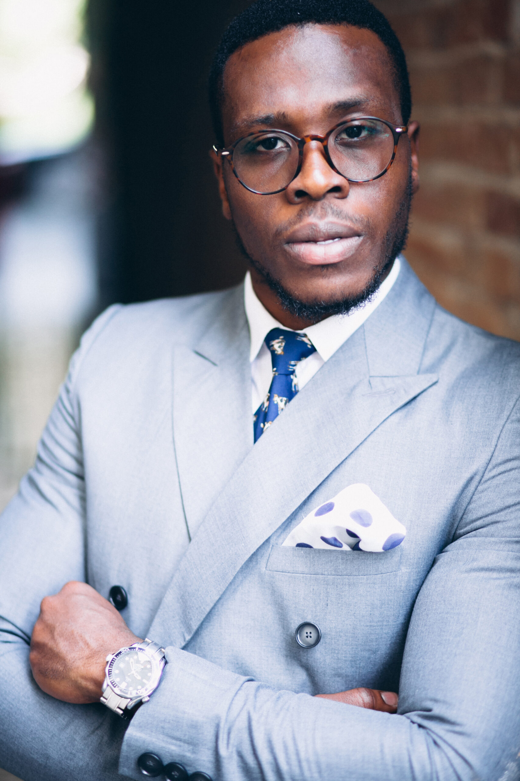 African american business man model